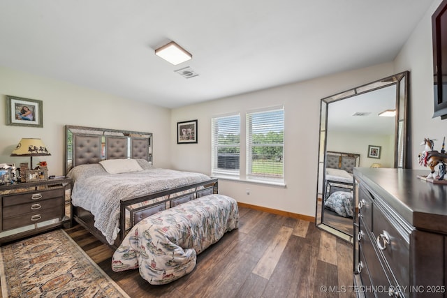 42900 W 11th St, Terlton, OK 74081 - bedroom with dark wood finished floors and baseboards
