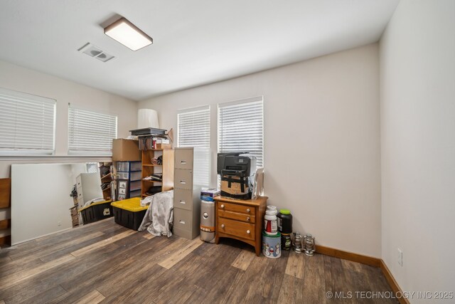 42900 W 11th St, Terlton, OK 74081 - miscellaneous room featuring wood finished floors and baseboards