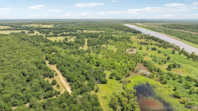 42900 W 11th St, Terlton, OK 74081 - aerial view of a large body of water and a heavily wooded area