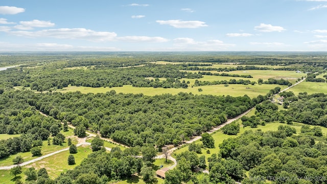 42900 W 11th St, Terlton, OK 74081 - bird's eye view of a heavily wooded area