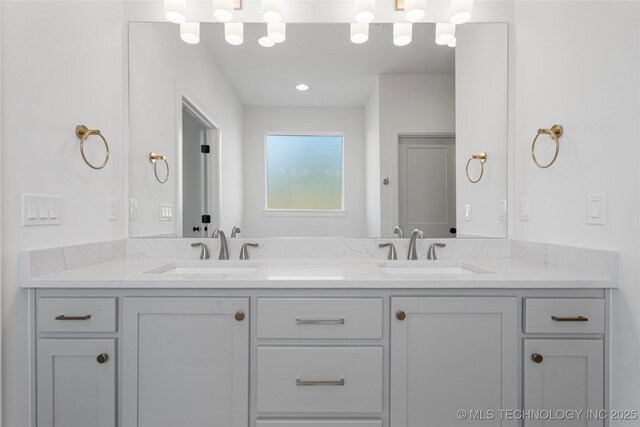 2038 E 129th St, Jenks, OK 74037 - full bath with double vanity