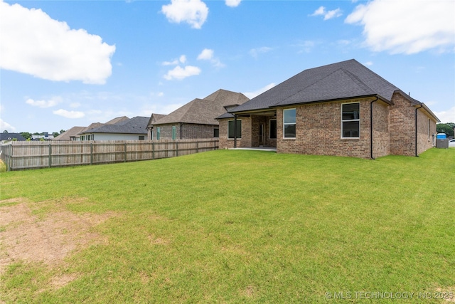 13630 S 21st Pl E, Bixby, OK 74008 - back of house with brick siding and a shingled roof