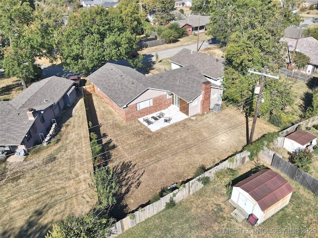 birds eye view of property featuring a residential view