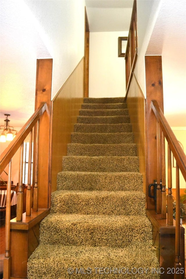 view of stairs