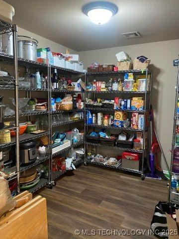 storage room featuring visible vents