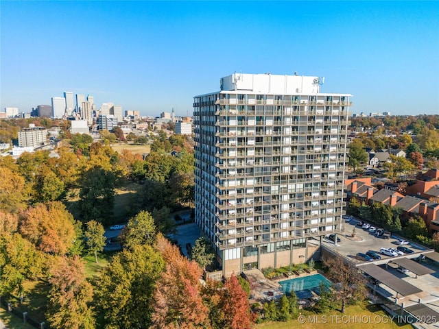 view of property featuring a city view