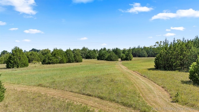 view of nature with a rural view