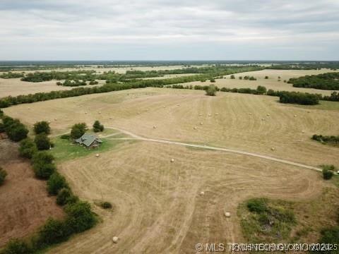 bird's eye view featuring a rural view