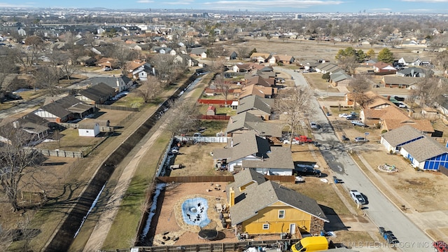 birds eye view of property featuring a residential view