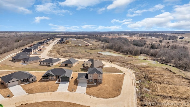 drone / aerial view featuring a residential view