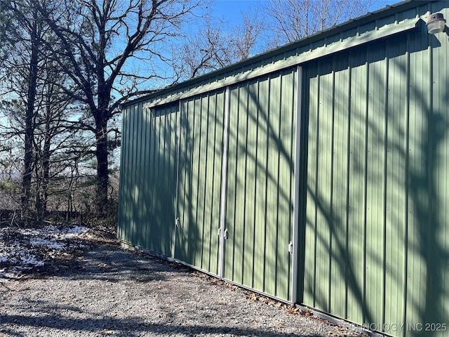 view of outbuilding with an outdoor structure