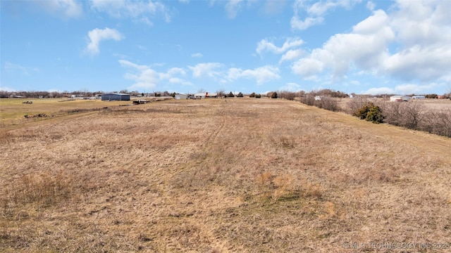 view of landscape featuring a rural view