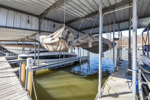 29898 S 566th Rd Unit 411, Afton, OK 74331 - dock with boat lift and a water view