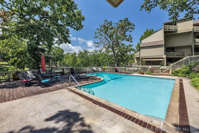 29898 S 566th Rd Unit 411, Afton, OK 74331 - community pool featuring a deck