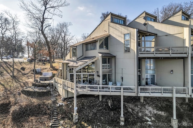 29898 S 566th Rd Unit 411, Afton, OK 74331 - back of property featuring a balcony