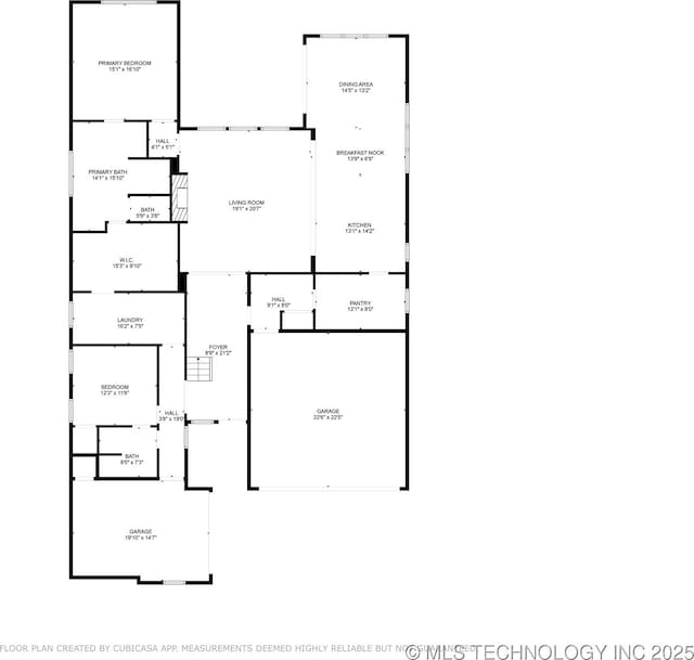 1641 E 32nd St, Tulsa, OK 74105 - view of room layout