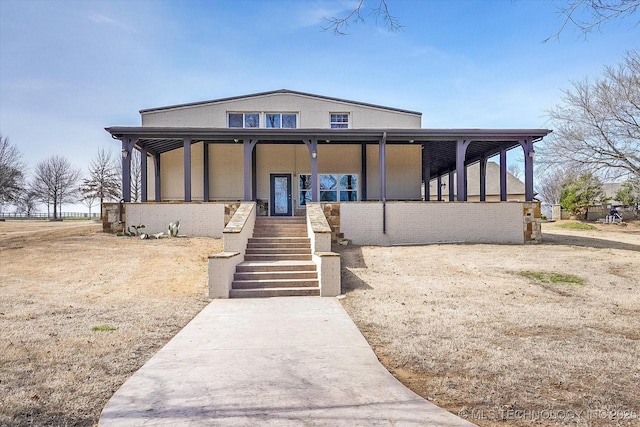 view of front of home