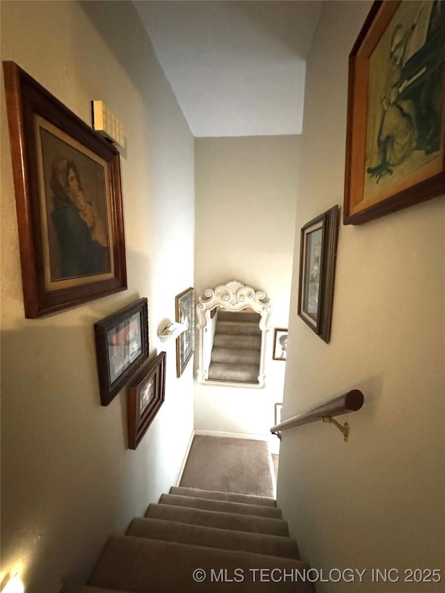 view of stairs