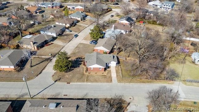 drone / aerial view featuring a residential view