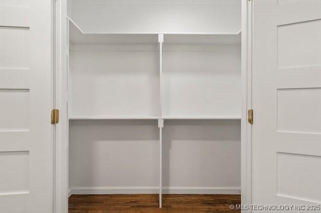 view of closet