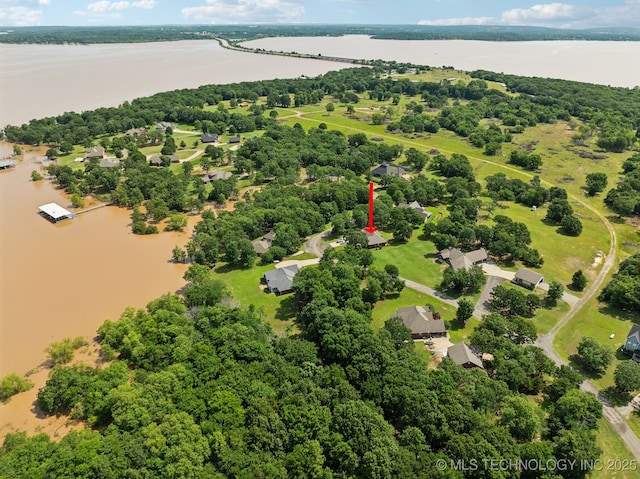 2445 Avalon, Eufaula, OK 74432 - aerial view of a large body of water