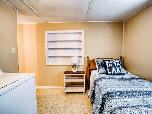 bedroom with washer / clothes dryer