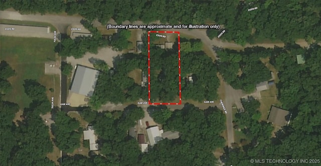 453576 Kaw Ave, Afton, OK 74331 - aerial view of property's location