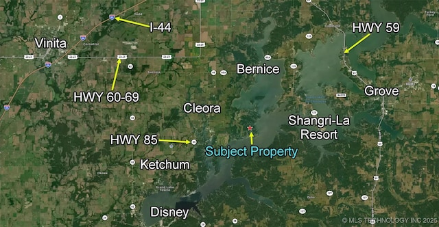 453576 Kaw Ave, Afton, OK 74331 - map / location
