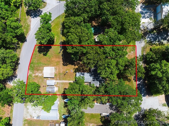 453576 Kaw Ave, Afton, OK 74331 - view of property location with property boundaries highlighted