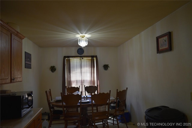 view of dining room