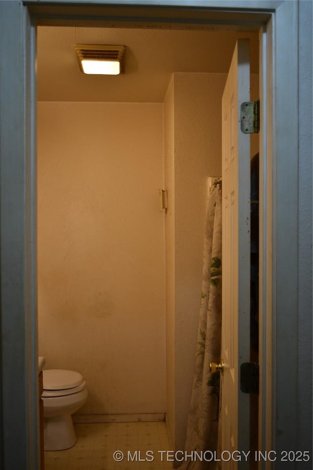 bathroom with toilet