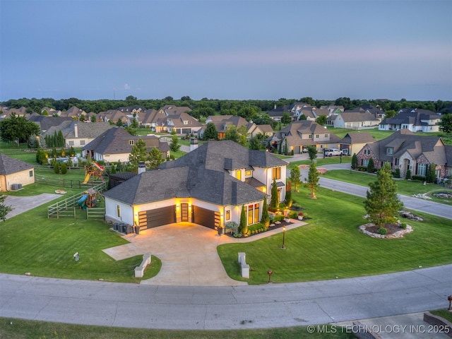 18420 E Persimmon Ln, Owasso, OK 74055 - aerial perspective of suburban area