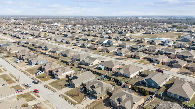 birds eye view of property featuring a residential view