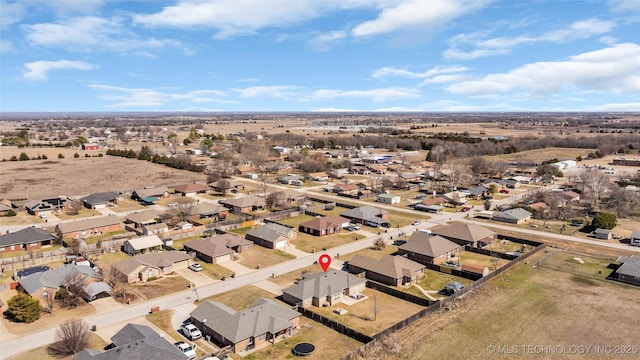 birds eye view of property featuring a residential view