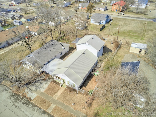 birds eye view of property featuring a residential view