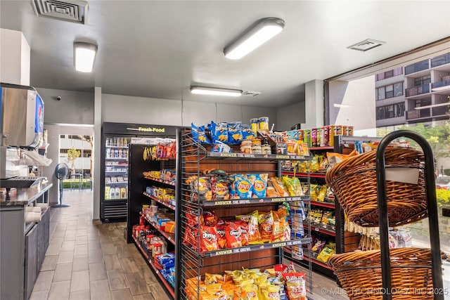 pantry featuring visible vents