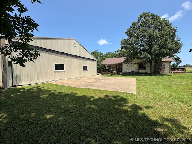 32432 S Skyline Dr, Cookson, OK 74427 - back of property featuring a lawn and an outbuilding