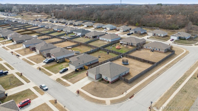 drone / aerial view featuring a residential view