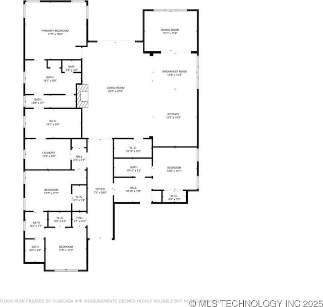 12030 S Vandalia Ave, Tulsa, OK 74137 - view of floor plan / room layout