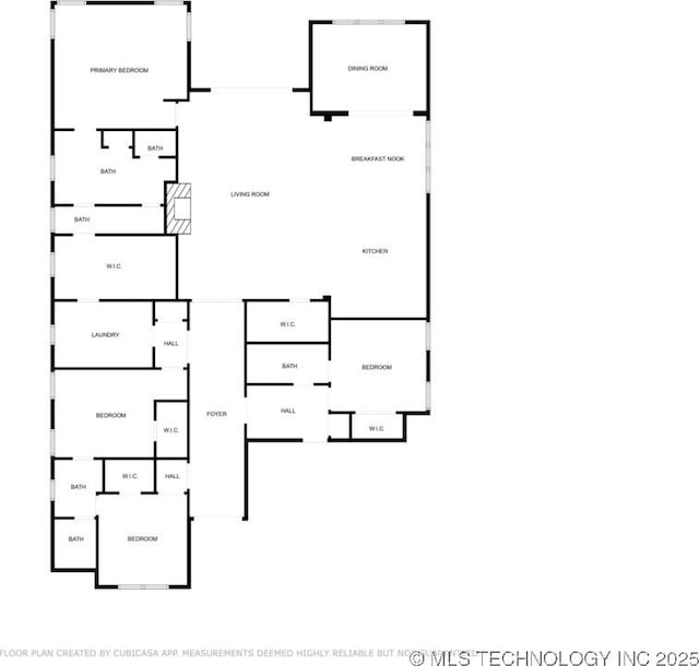 12030 S Vandalia Ave, Tulsa, OK 74137 - view of home floor plan