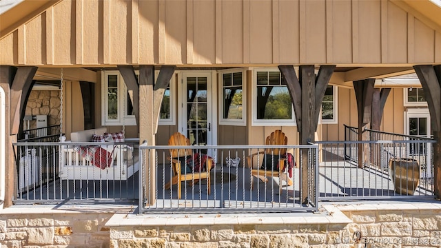 view of gate with an exterior structure and an outdoor structure