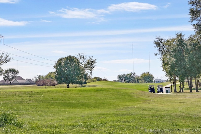 view of home's community featuring a yard