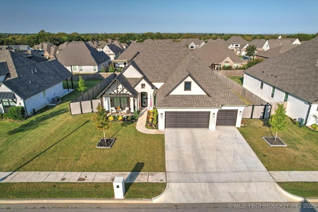 view of front facade with a residential view