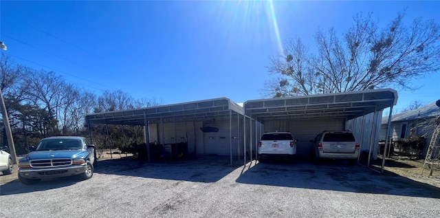 view of parking