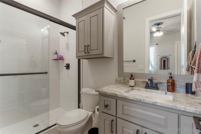 2715 E 136th St S, Bixby, OK 74008 - bathroom with vanity and a shower stall