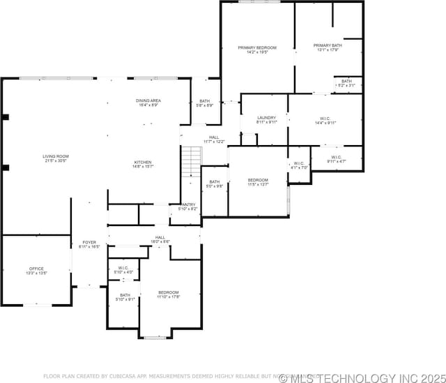 2715 E 136th St S, Bixby, OK 74008 - view of floor plan / room layout