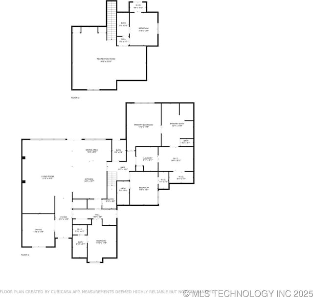 2715 E 136th St S, Bixby, OK 74008 - view of room layout
