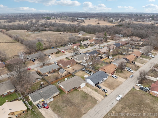 birds eye view of property featuring a residential view