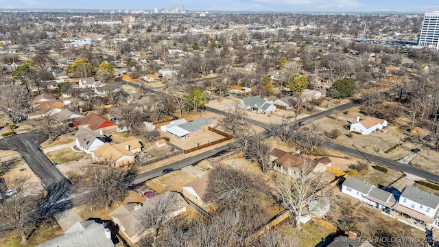 drone / aerial view featuring a residential view