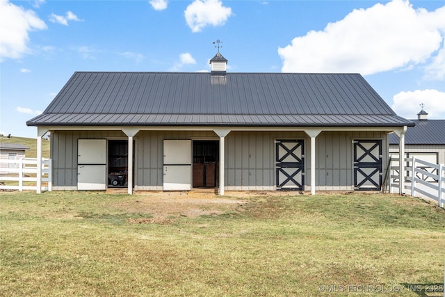 exterior space with an outbuilding and an exterior structure